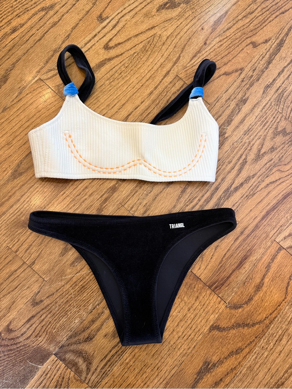 triangl swimwear Black Bikini Bottom - TRIANGL Tag Detail